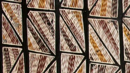 Detail from Gulach (2006) by Terry Ngamandara Wilson
